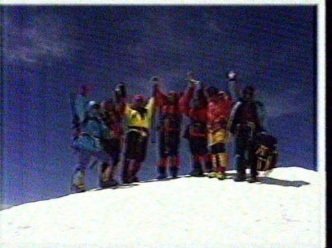 시각장애를 가진 사람의 등정